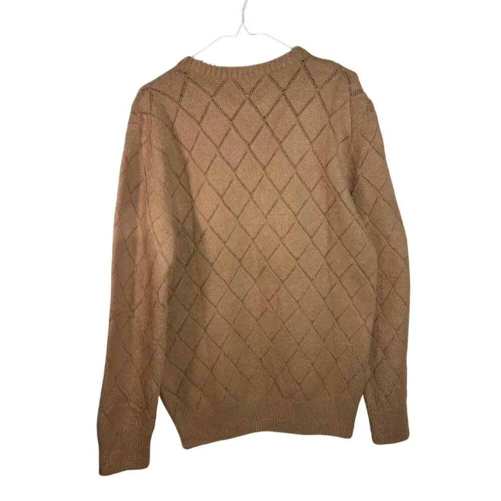 NWT Left Point, Large Brown Super Soft Streetwear Sweater - Picture 2 of 6